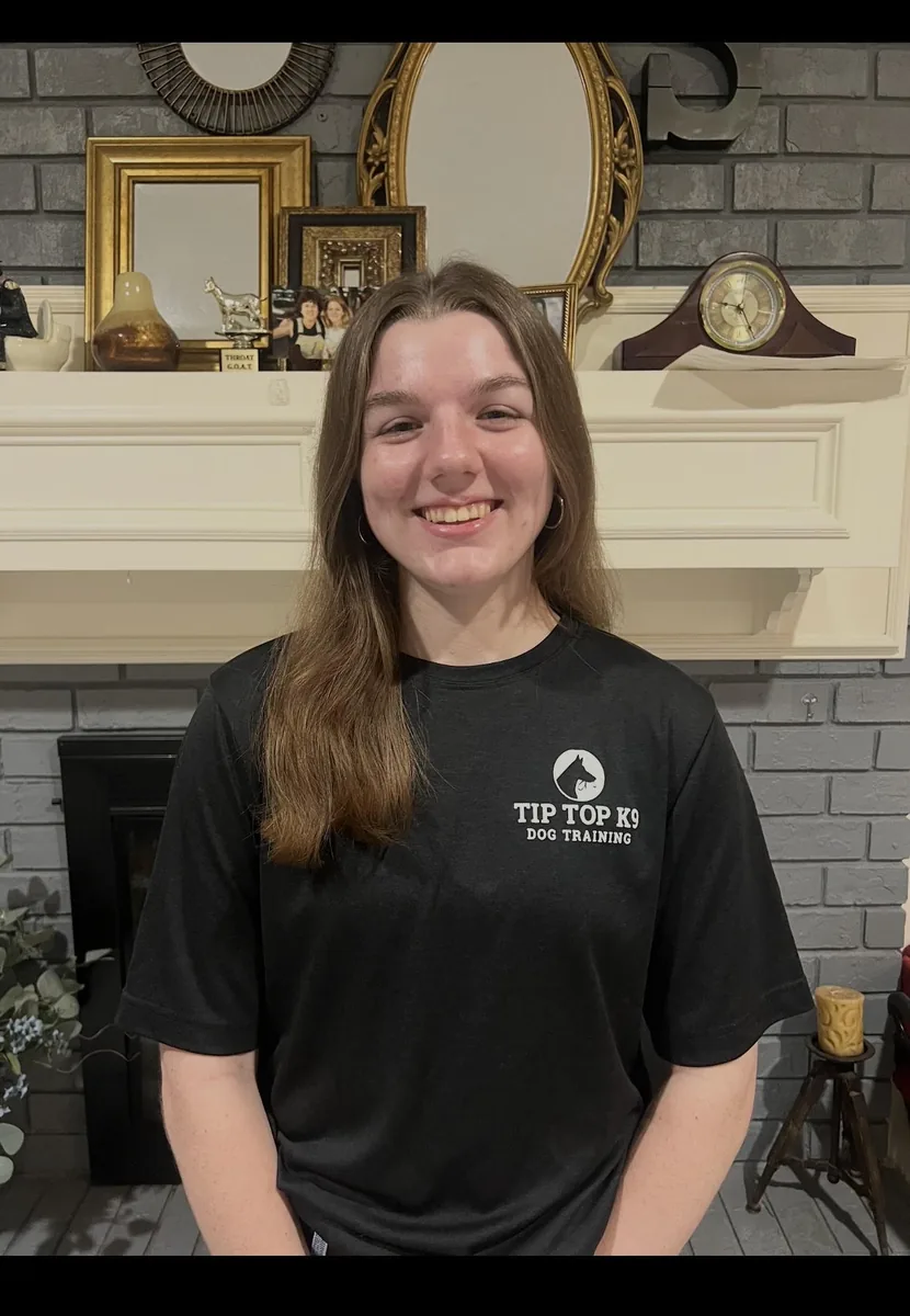 Abigail Hardin, kennel technician at Tip Top K9 Humble